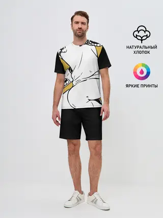 Мужской костюм с шортами / Генос One Punch Man