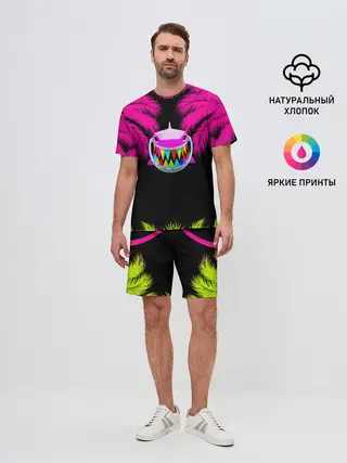 Мужской костюм с шортами / 6ix9ine