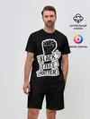 Мужской костюм с шортами / Black Lives Matter