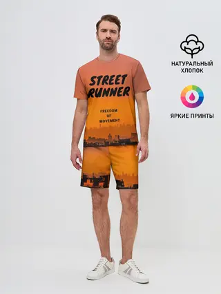 Мужской костюм с шортами / Street runner