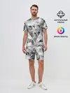 Мужской костюм с шортами / зеркальный калейдоскоп