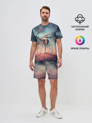 Мужской костюм с шортами / Танцующая с цветами ведьма