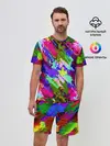 Мужской костюм с шортами / Краска