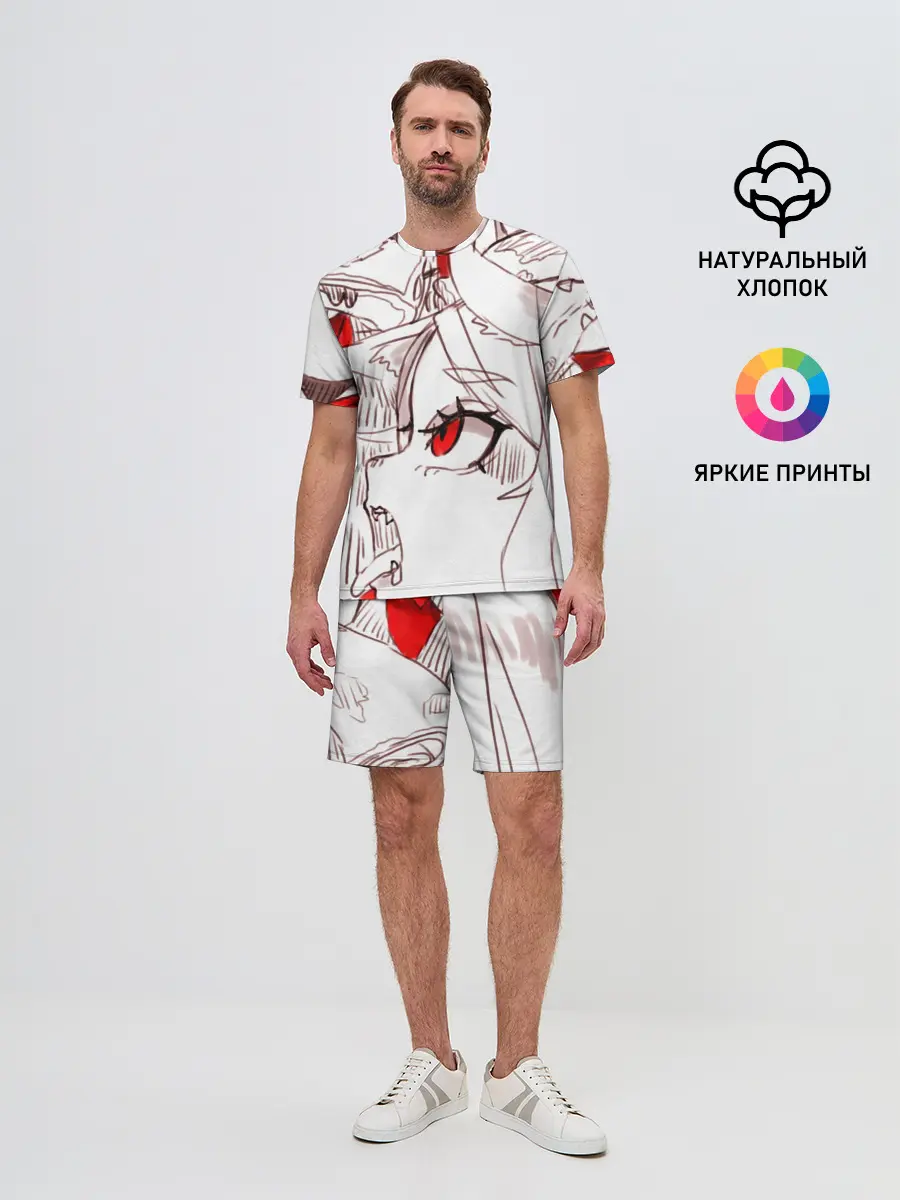 Мужской костюм с шортами / Люцифер. HELLTAKER