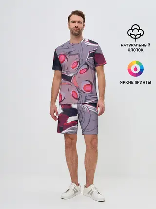 Мужской костюм с шортами / МИЛЫЕ КОШЕЧКИ