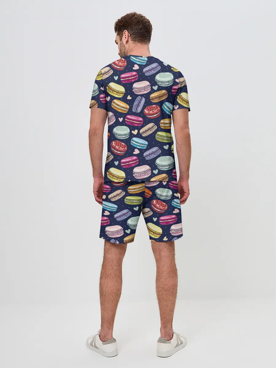 Мужской костюм с шортами / макарун