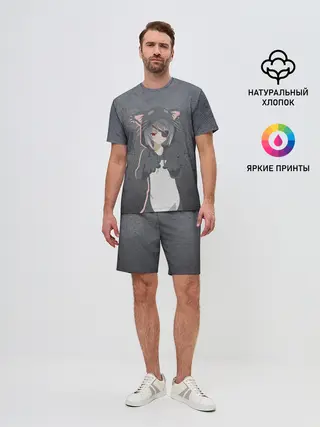 Мужской костюм с шортами / Catgirl sadness