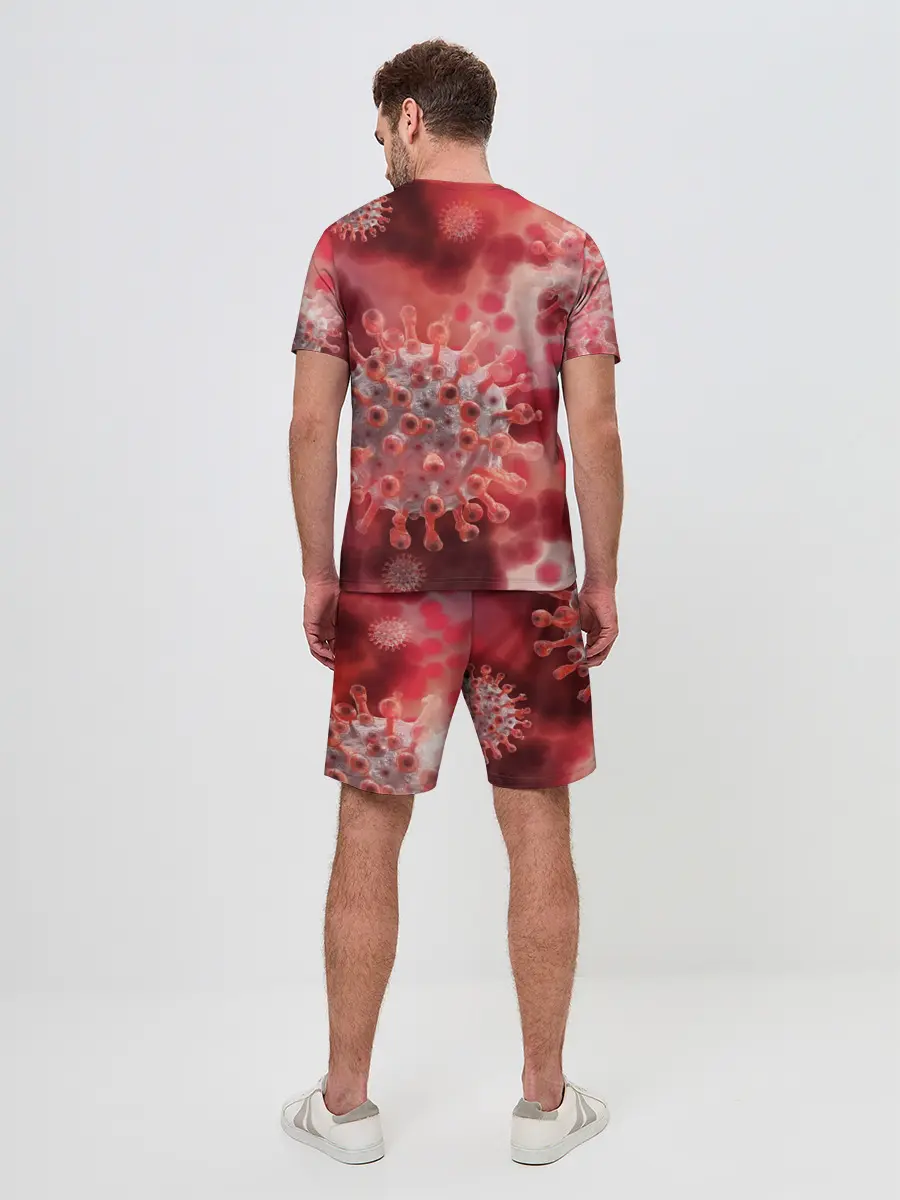 Мужской костюм с шортами / Коронавирус