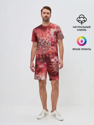 Мужской костюм с шортами / Коронавирус