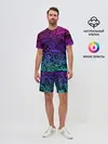 Мужской костюм с шортами / Граффити Neon