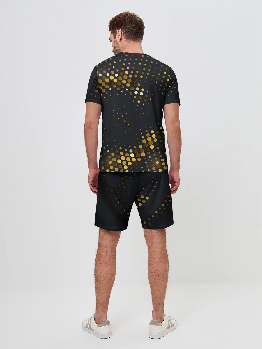 Мужской костюм с шортами / black gold