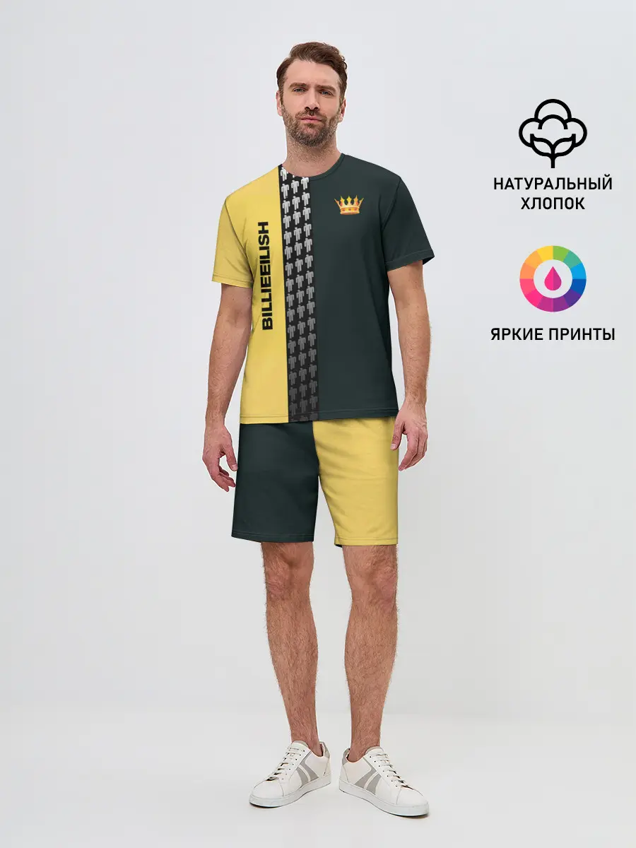 Мужской костюм с шортами / билли айлиш