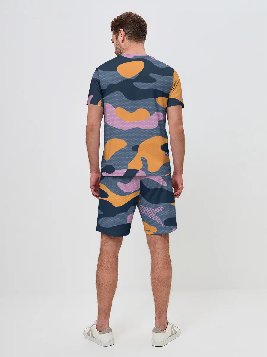 Мужской костюм с шортами / Спортивный милитари