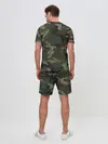 Мужской костюм с шортами / Рваный камуфляж ВДВ