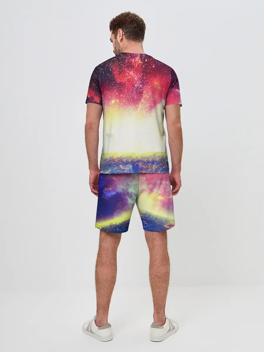 Мужской костюм с шортами / КОСМИЧЕСКИЙ АРТ