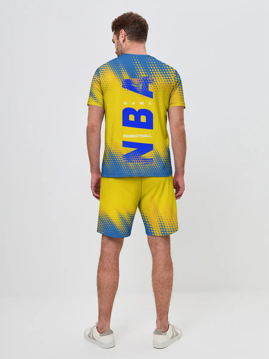 Мужской костюм с шортами / Golden State Warriors