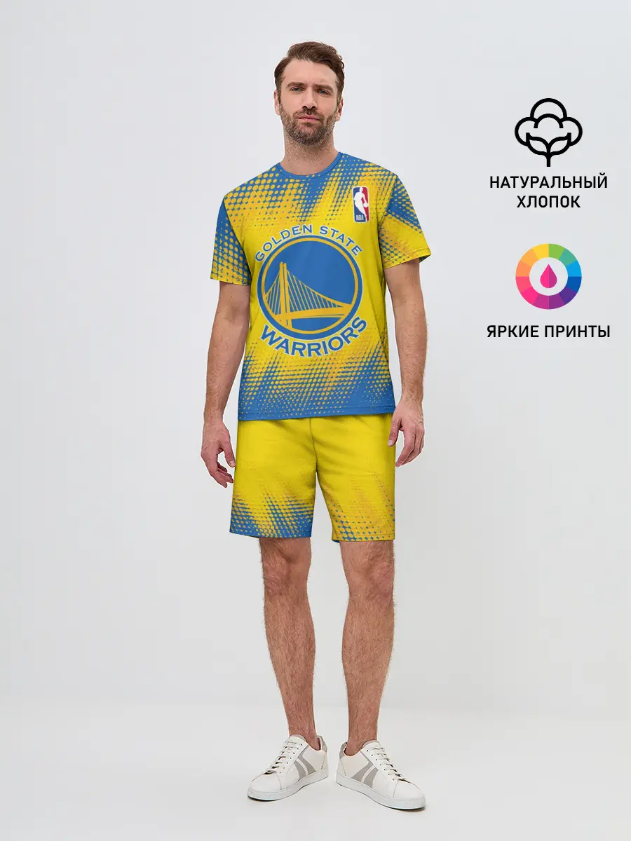 Мужской костюм с шортами / Golden State Warriors