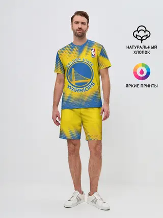 Мужской костюм с шортами / Golden State Warriors