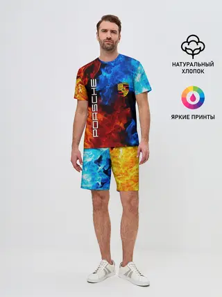 Мужской костюм с шортами / PORSCHE