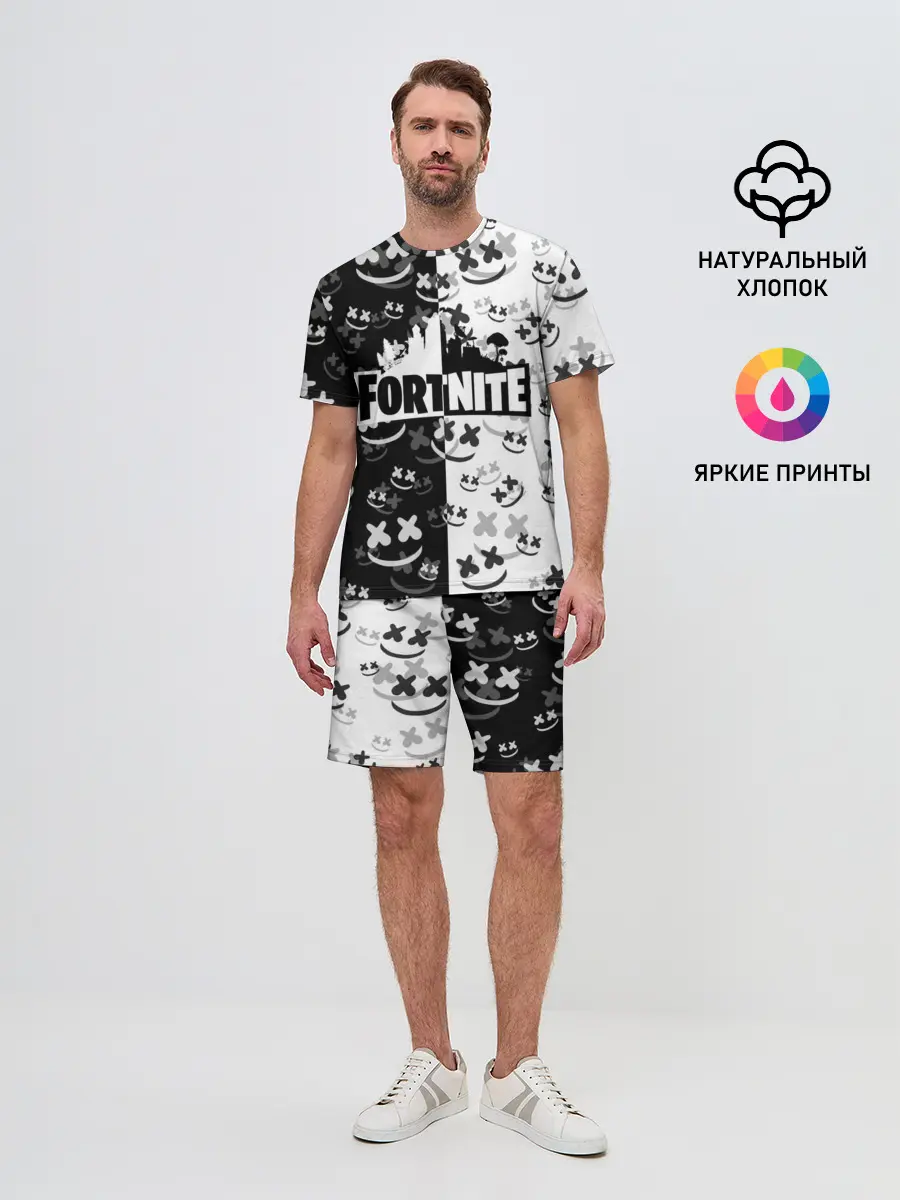 Мужской костюм с шортами / FORTNITE | MARSHMELLO
