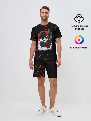 Мужской костюм с шортами / Панда Мафиози