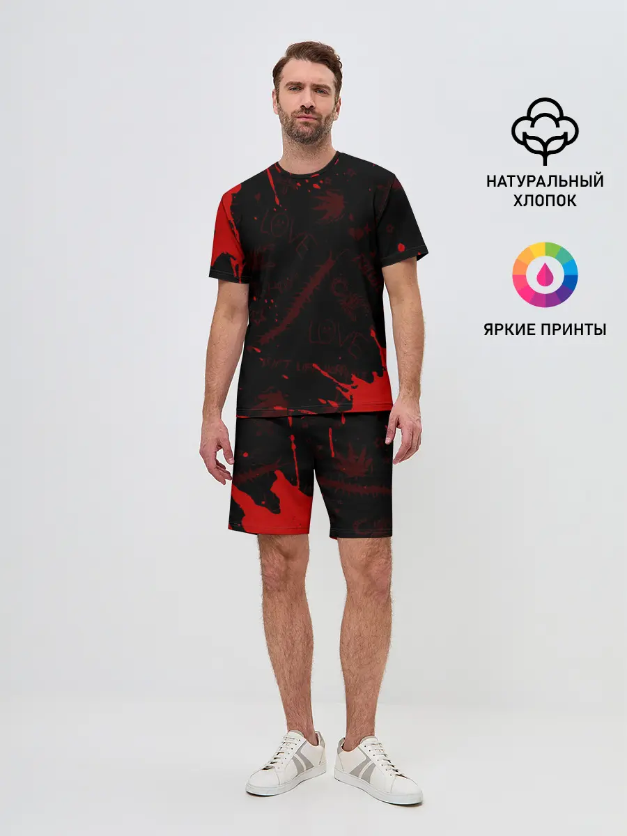 Мужской костюм с шортами / LIL PEEP / ЛИЛ ПИП