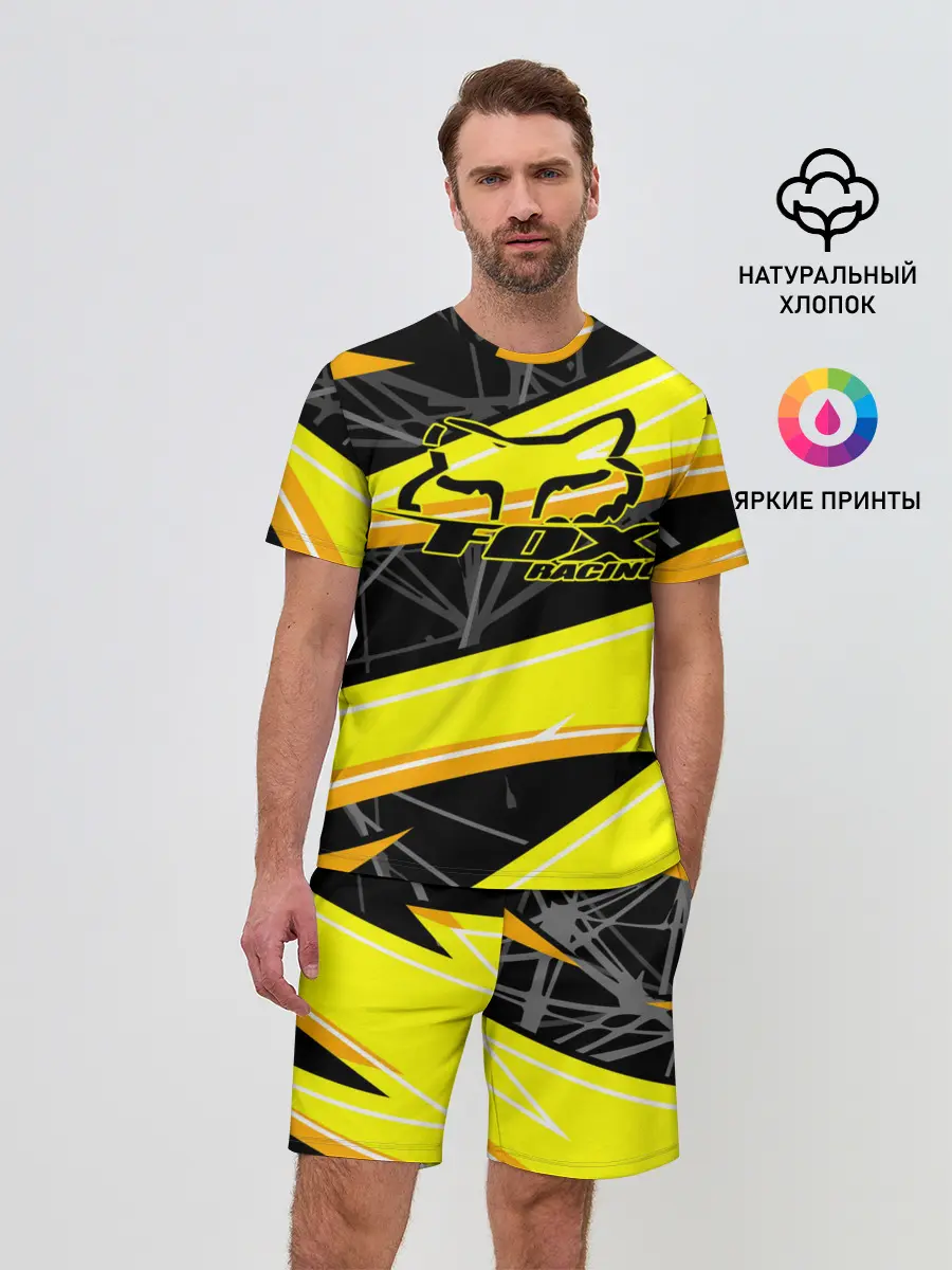 Мужской костюм с шортами / Форма для мотокросса FOX