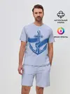 Мужской костюм с шортами / Якорь