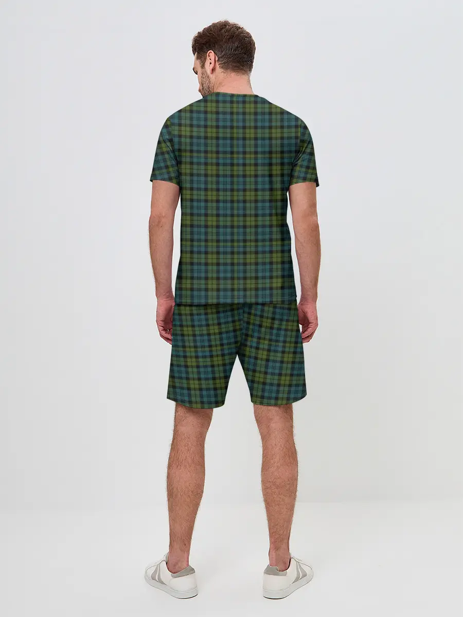 Мужской костюм с шортами / Шотландка