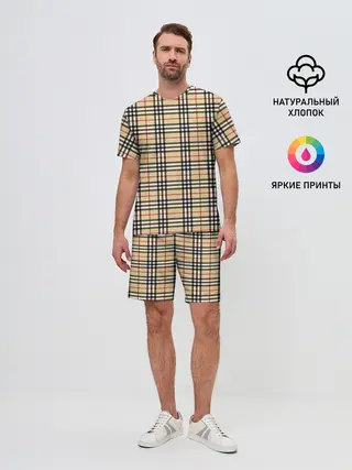 Мужской костюм с шортами / The Gentlemen Beige