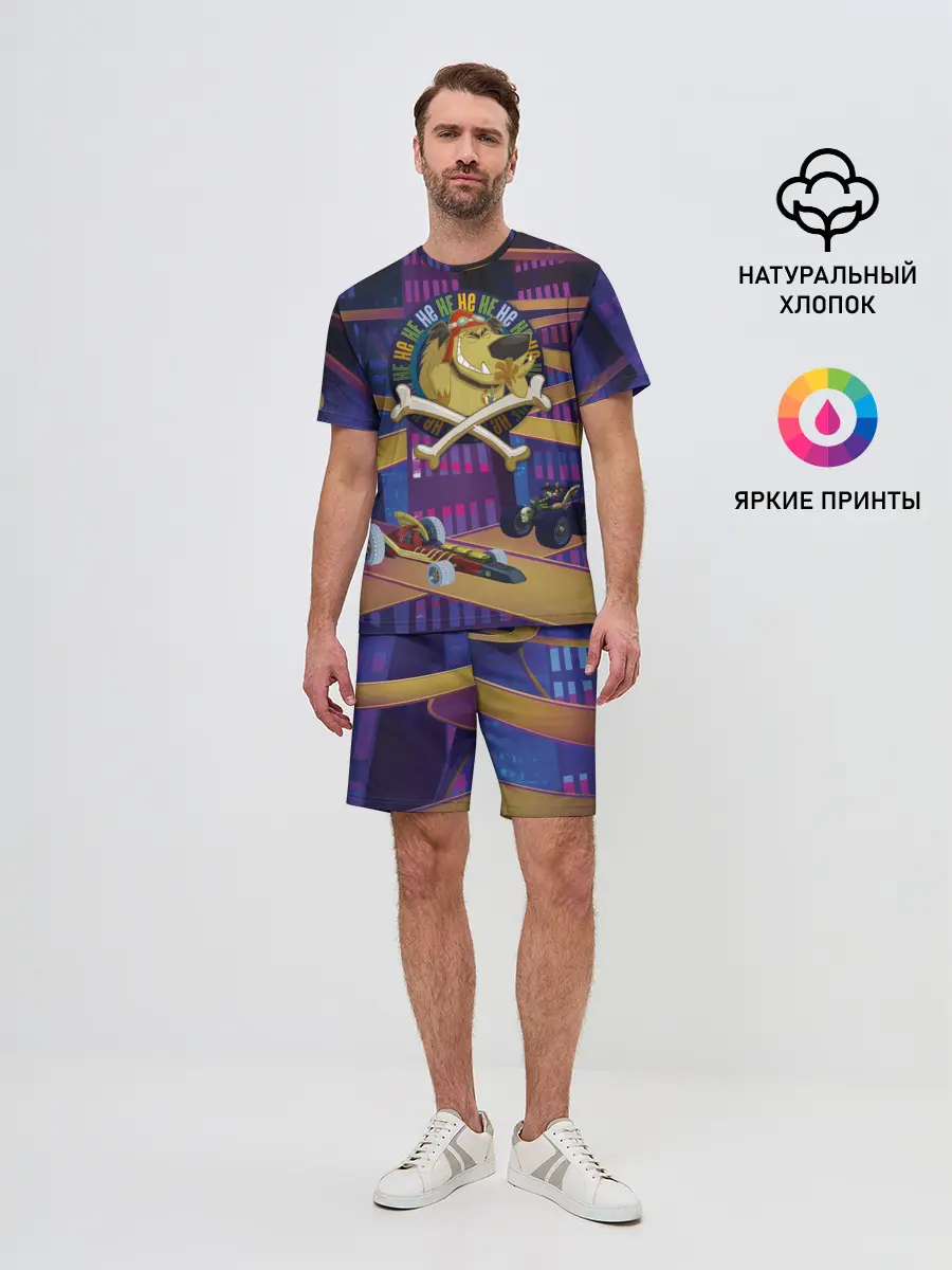 Мужской костюм с шортами / Muttley HE HE HE