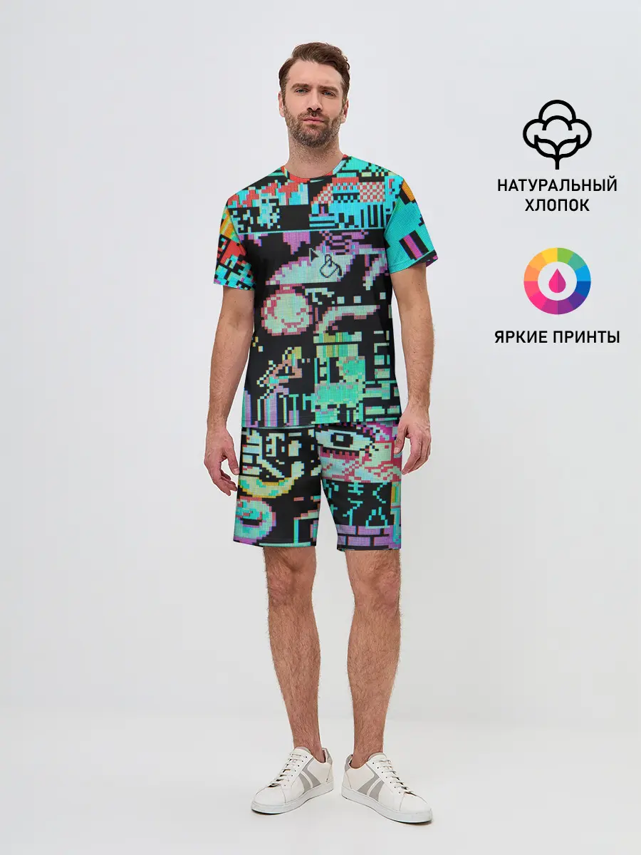 Мужской костюм с шортами / ГЛИТЧ / GLITCH ЗАСТАВКА