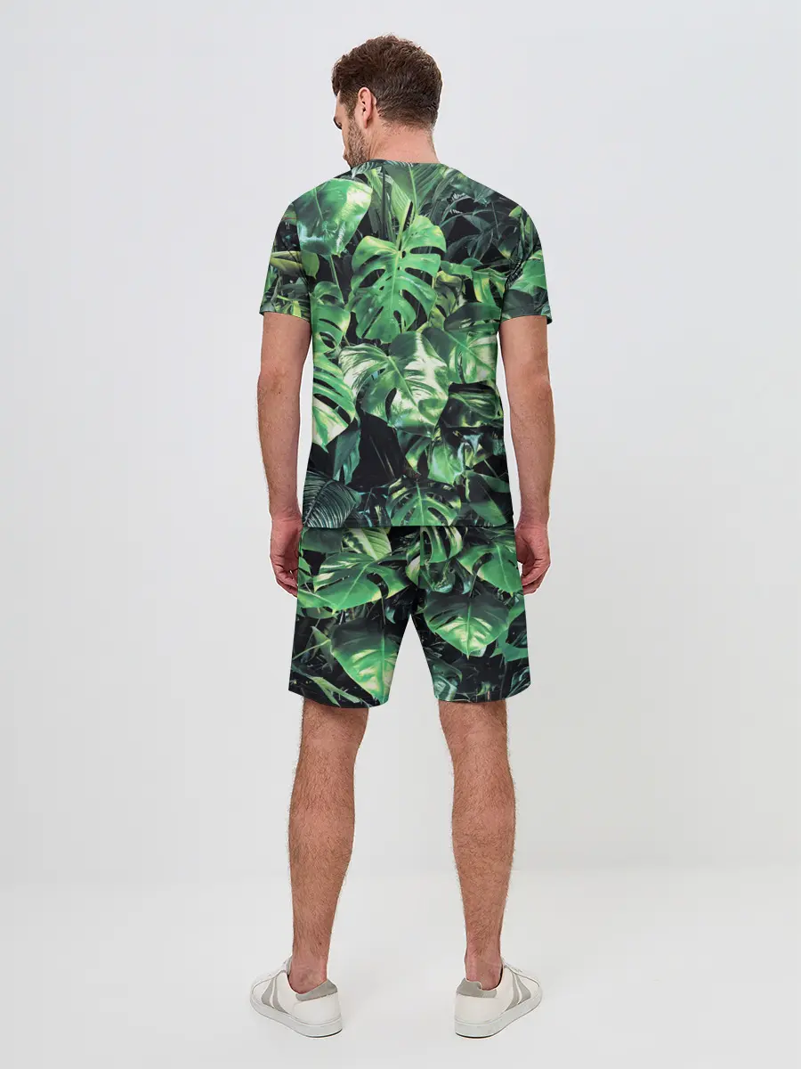 Мужской костюм с шортами / ЛИСТЬЯ