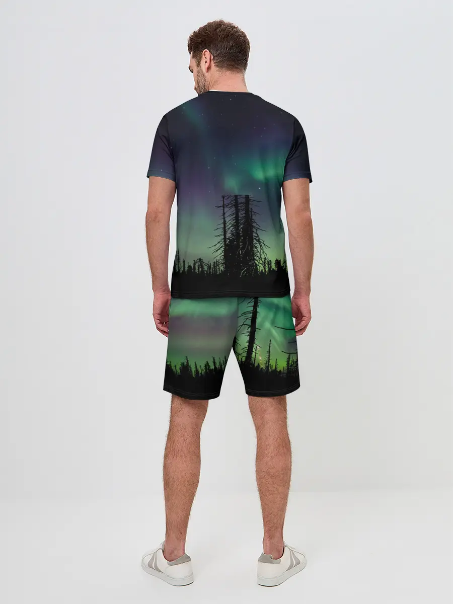 Мужской костюм с шортами / Северное сияние