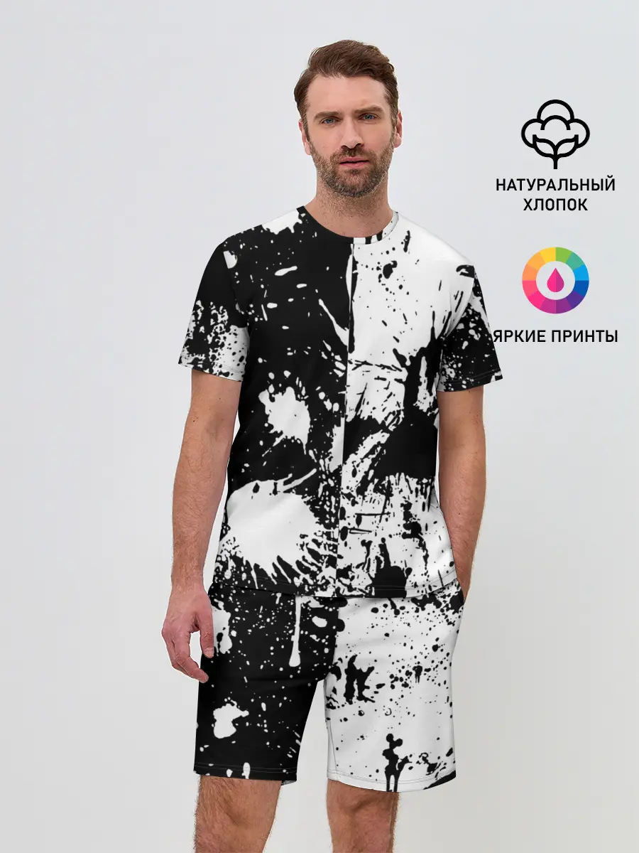 Мужской костюм с шортами / КРАСКА И НИЧЕГО ЛИШНЕГО!