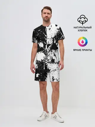 Мужской костюм с шортами / КРАСКА И НИЧЕГО ЛИШНЕГО!