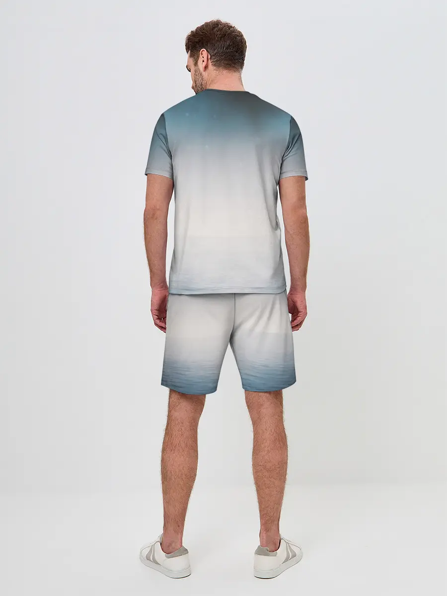 Мужской костюм с шортами / КОСМОНАВТ В МОРЕ