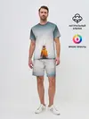 Мужской костюм с шортами / КОСМОНАВТ В МОРЕ