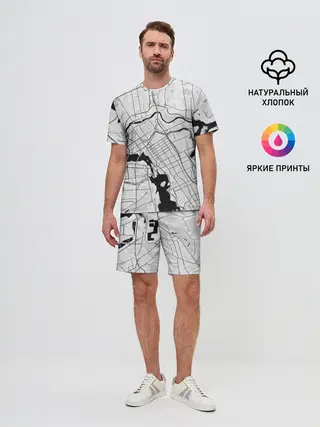 Мужской костюм с шортами / генплан