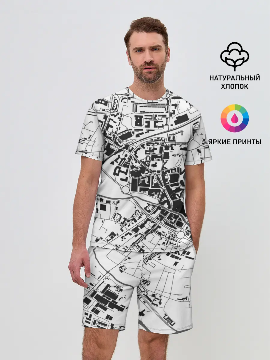 Мужской костюм с шортами / генплан