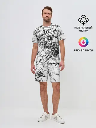 Мужской костюм с шортами / генплан