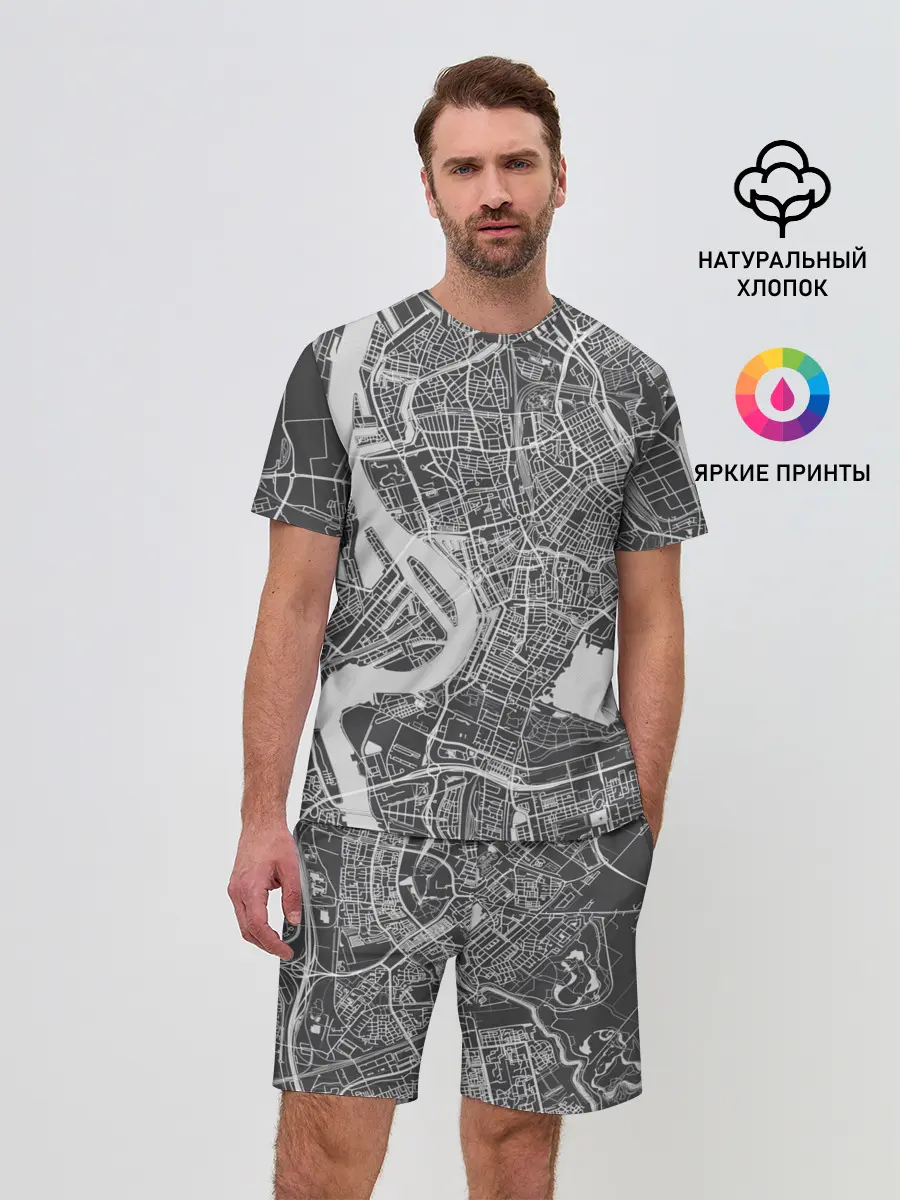 Мужской костюм с шортами / генплан