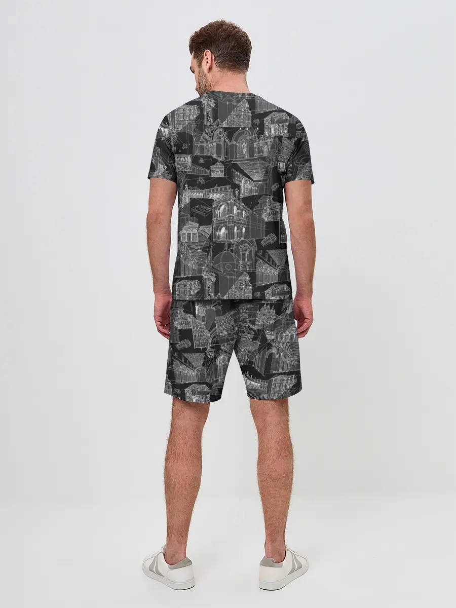 Мужской костюм с шортами / дома