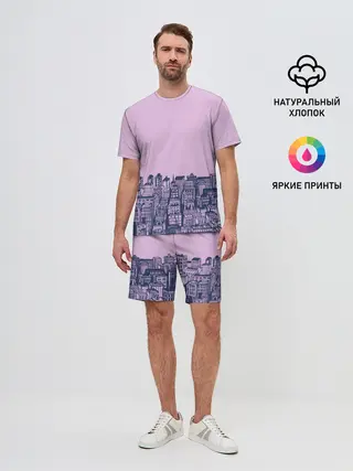 Мужской костюм с шортами / город