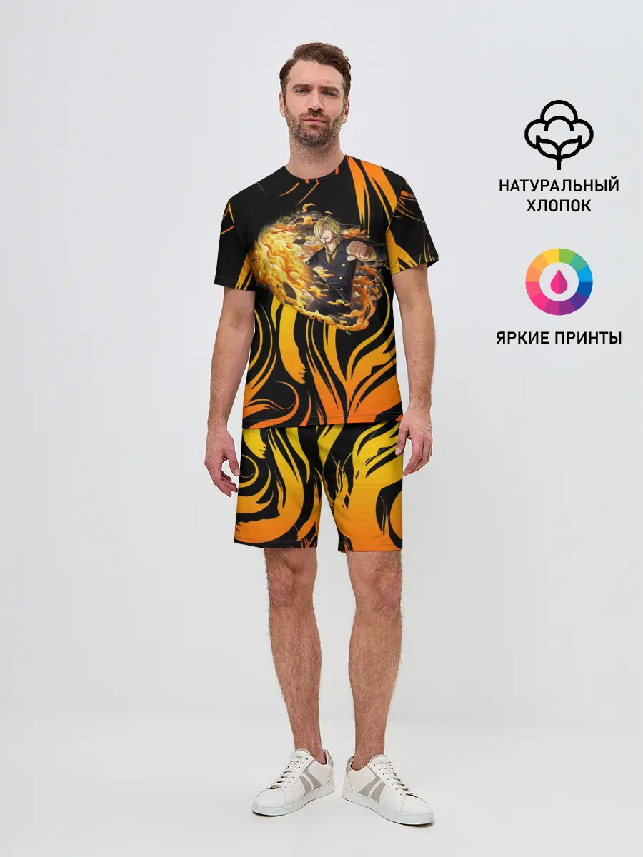 Мужской костюм с шортами / One Piece | Sanji