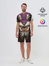Мужской костюм с шортами / Маска тигра