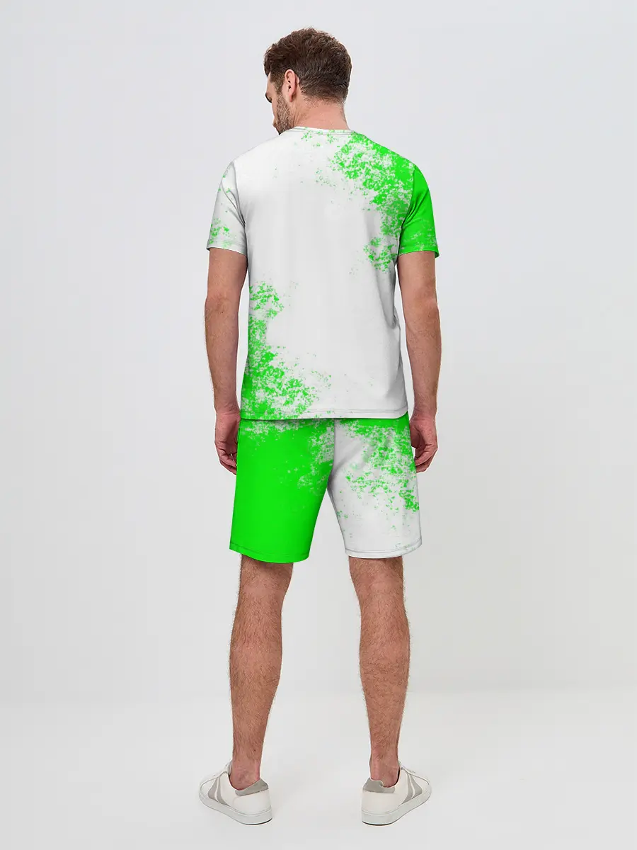 Мужской костюм с шортами / MINECRAFT CREEPER