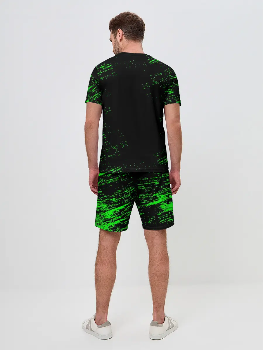 Мужской костюм с шортами / MINECRAFT CREEPER