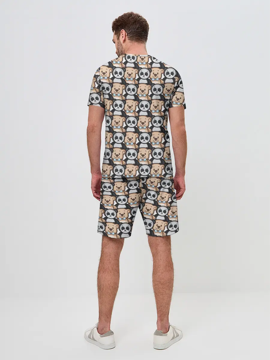 Мужской костюм с шортами / МИШКИ