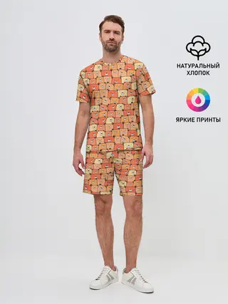 Мужской костюм с шортами / МИШКИ